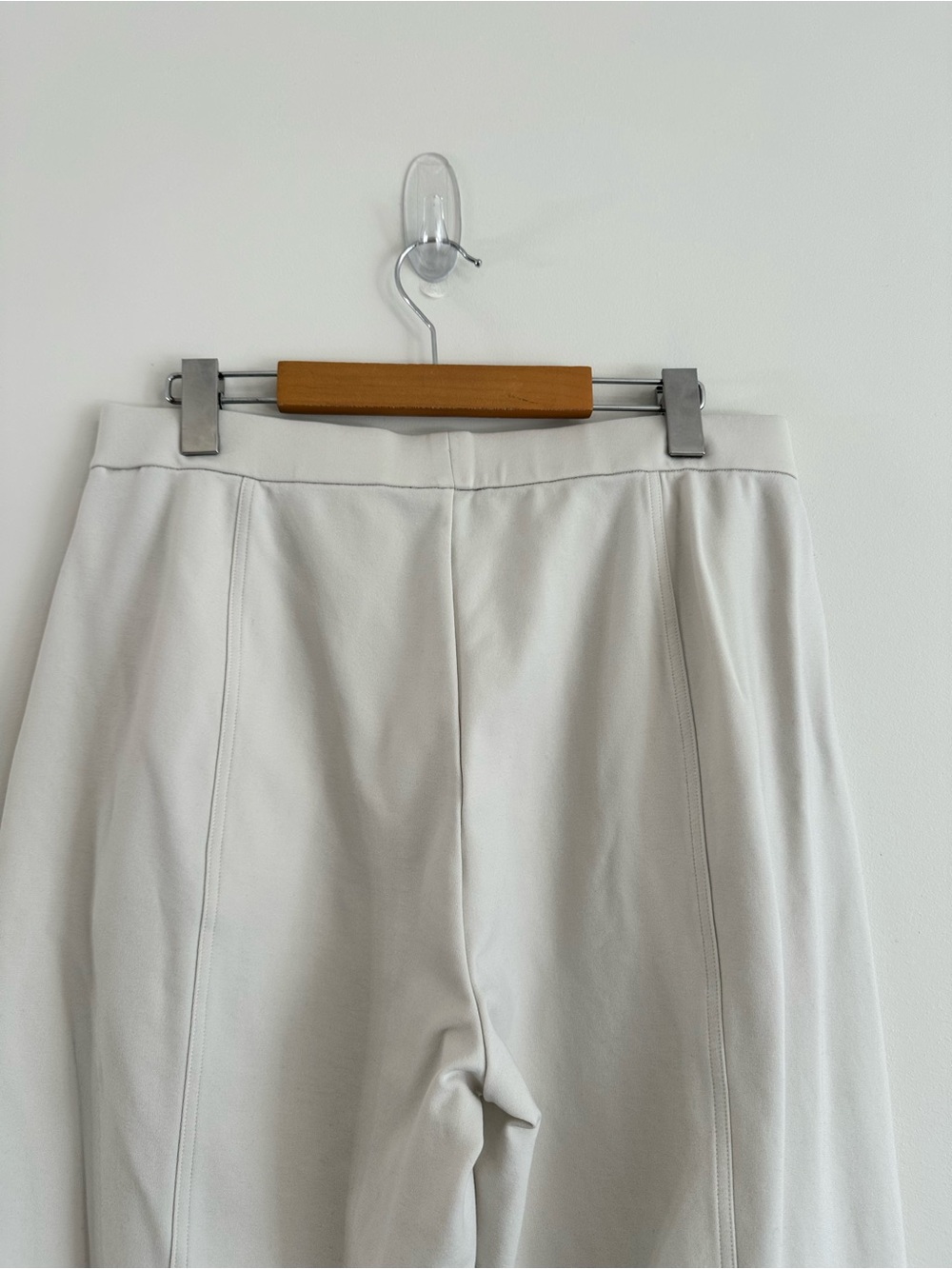 Eileen Fisher Washable Flex Ponte Lantern Pant Size Medium Bone Cream - Picture 8 of 11